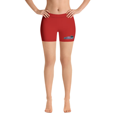 Red JRN Women's Stretch Shorts