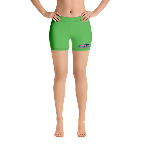 Green JRN Women's Stretch Shorts