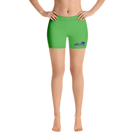 Green JRN Women's Stretch Shorts