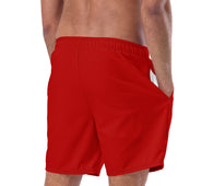 JRN Red Men's Swim Shorts